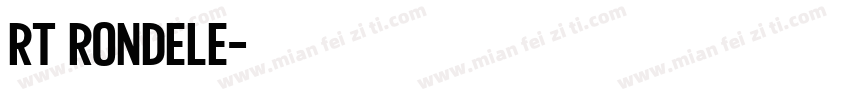 rt rondele字体转换
